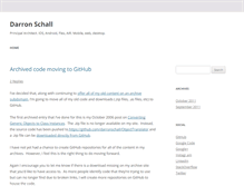 Tablet Screenshot of darronschall.com